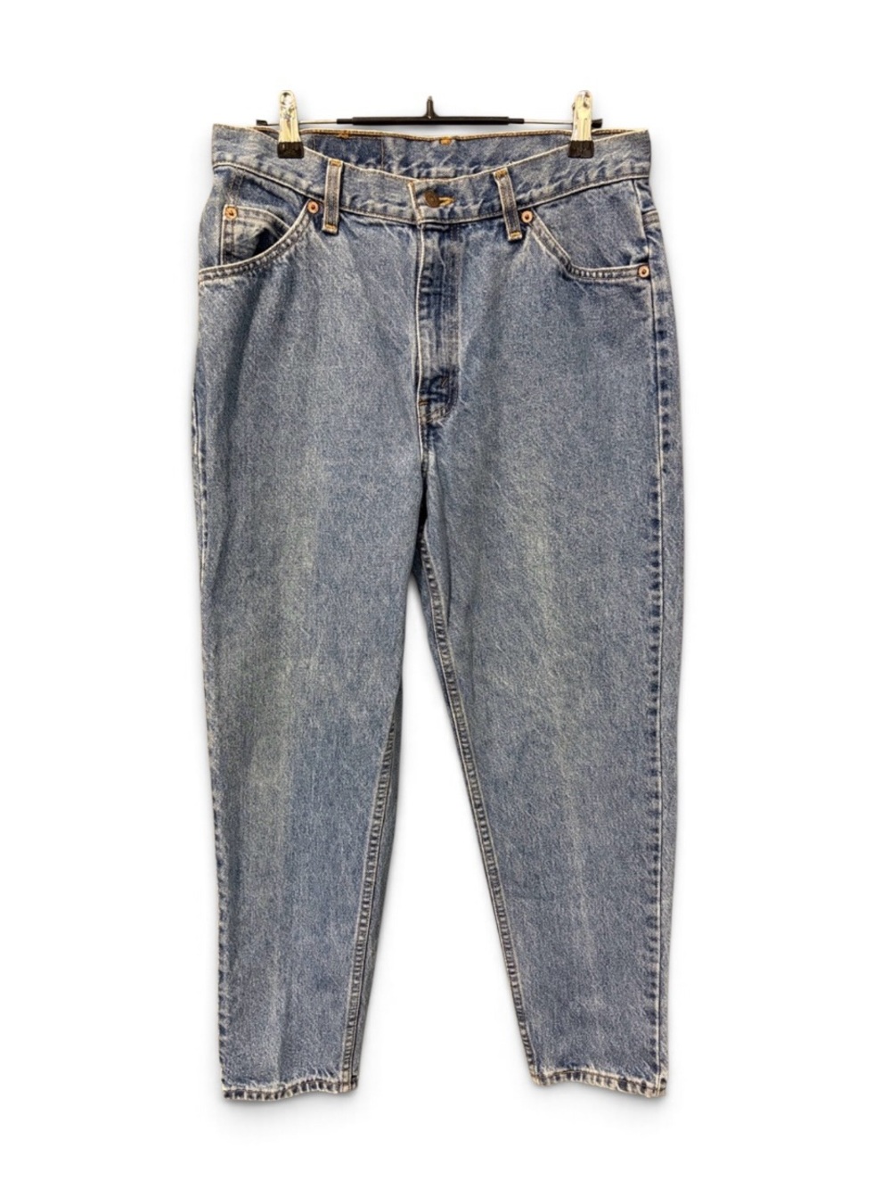 Vintage Y2K Levi’s 622 Canada 1988 Light Wash High-Rise Straight Orange Tab